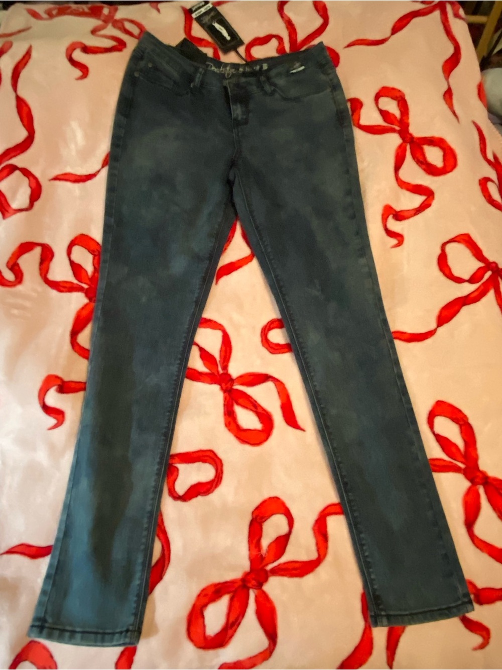 Revolution by Revolt Dark Washed Skinny Jeans size 11